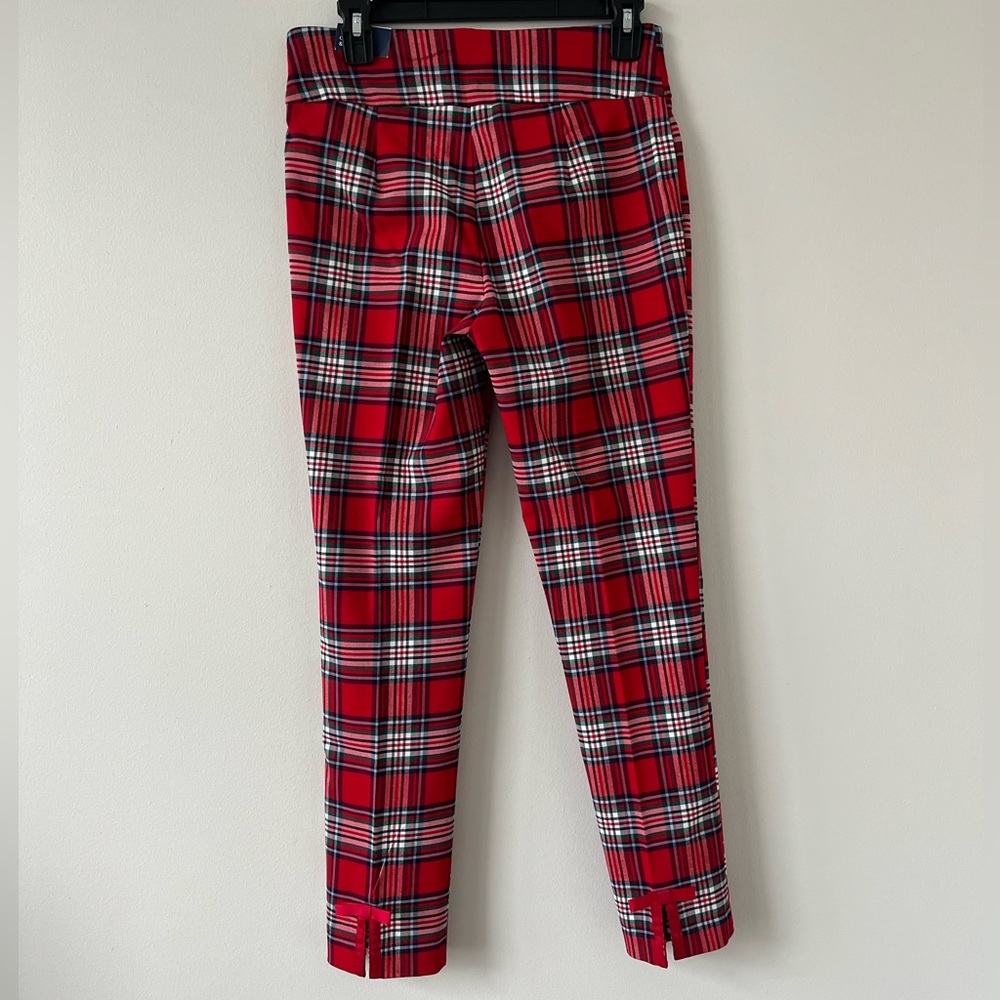 crown & ivy Tartan Plaid Skinny Pants - Picture 4 of 7